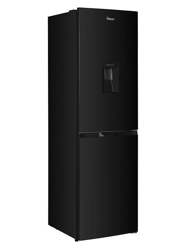 Swan SR156130B 55cm Wide, Total No Frost, 50/50 split, Water Dispenser, Fridge Freezer - Black - Image 2